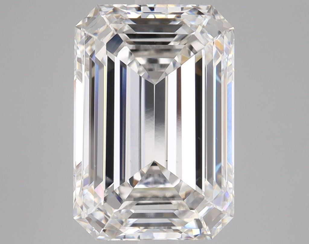 Lab Grown 4.95 Ct EMERALD Cut IGI Certified CVD Diamond H Color VS1 Clarity