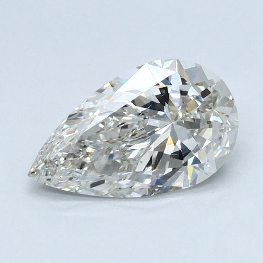 Lab Grown 1.00 Ct PEAR Cut IGI Certified CVD Diamond H Color VS2 Clarity