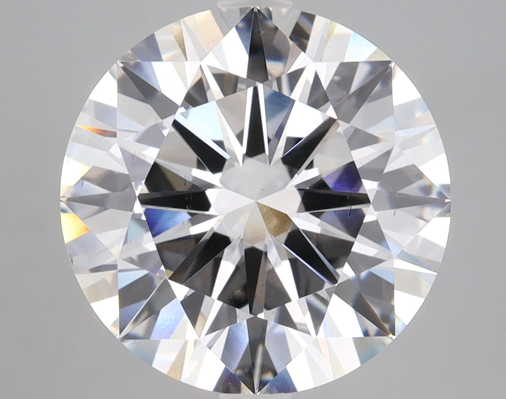 Lab Grown 5.70 Ct ROUND Cut IGI Certified CVD Diamond F Color VS2 Clarity