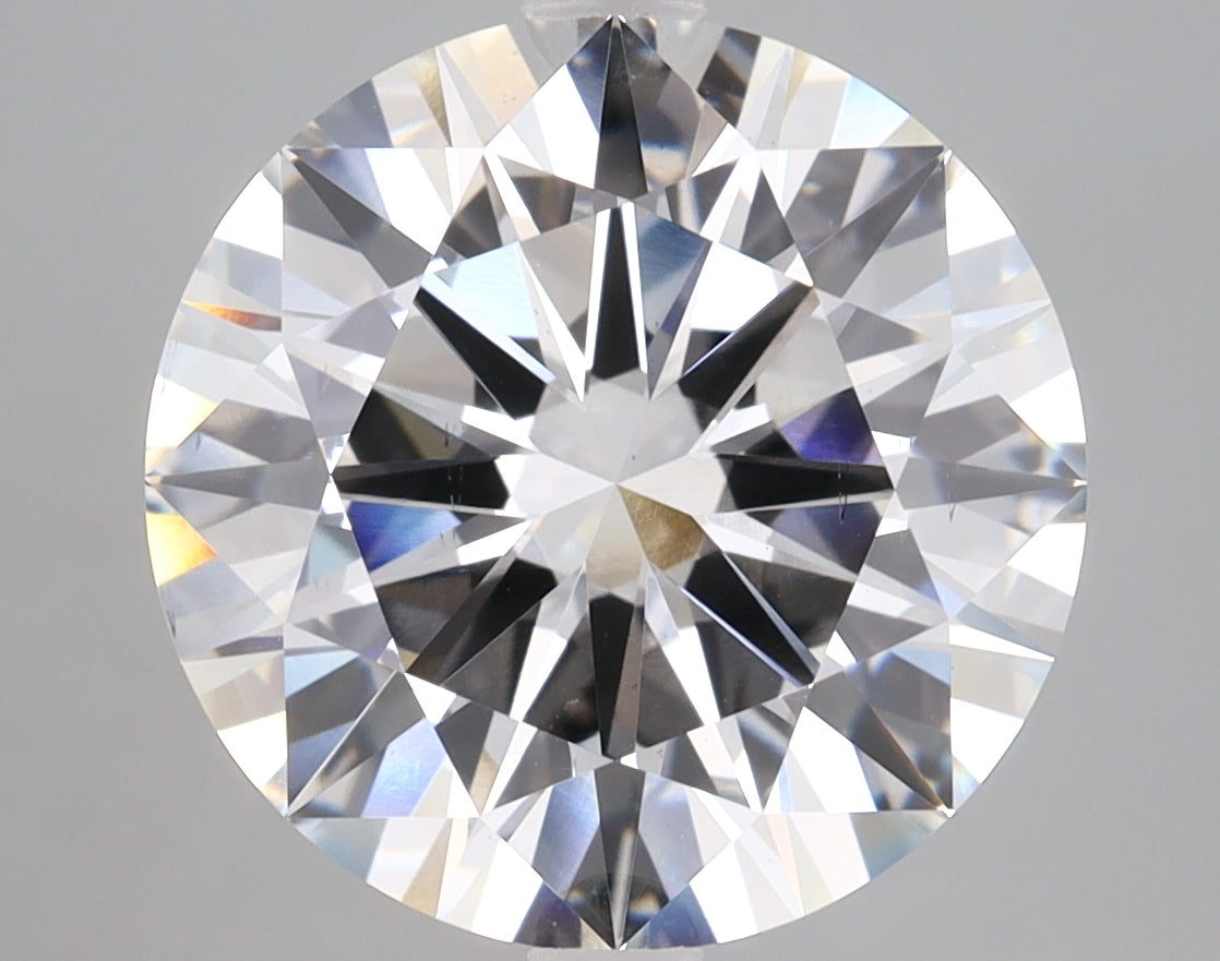 Lab Grown 5.70 Ct ROUND Cut IGI Certified CVD Diamond F Color VS2 Clarity