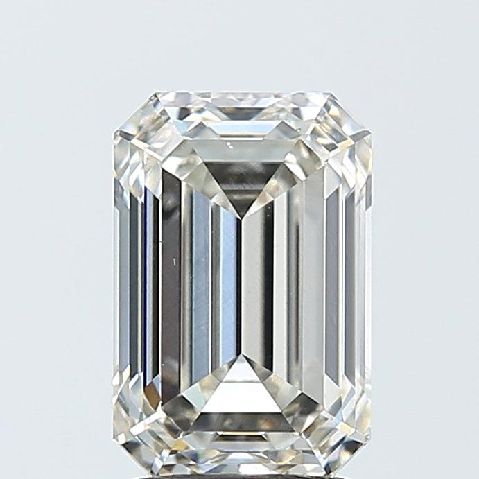 Lab Grown 3.05 Ct EMERALD Cut IGI Certified CVD Diamond I Color VS1 Clarity