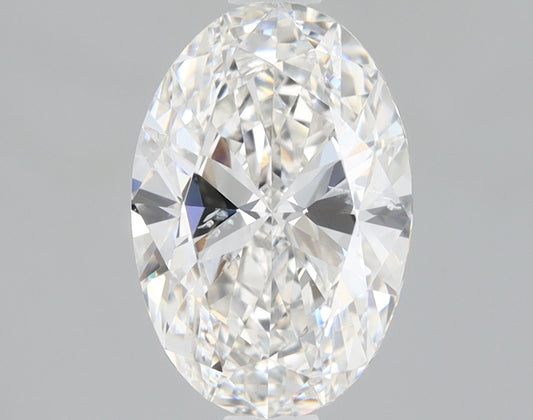 Lab Grown 1.02 Ct OVAL Cut IGI Certified CVD Diamond F Color SI1 Clarity