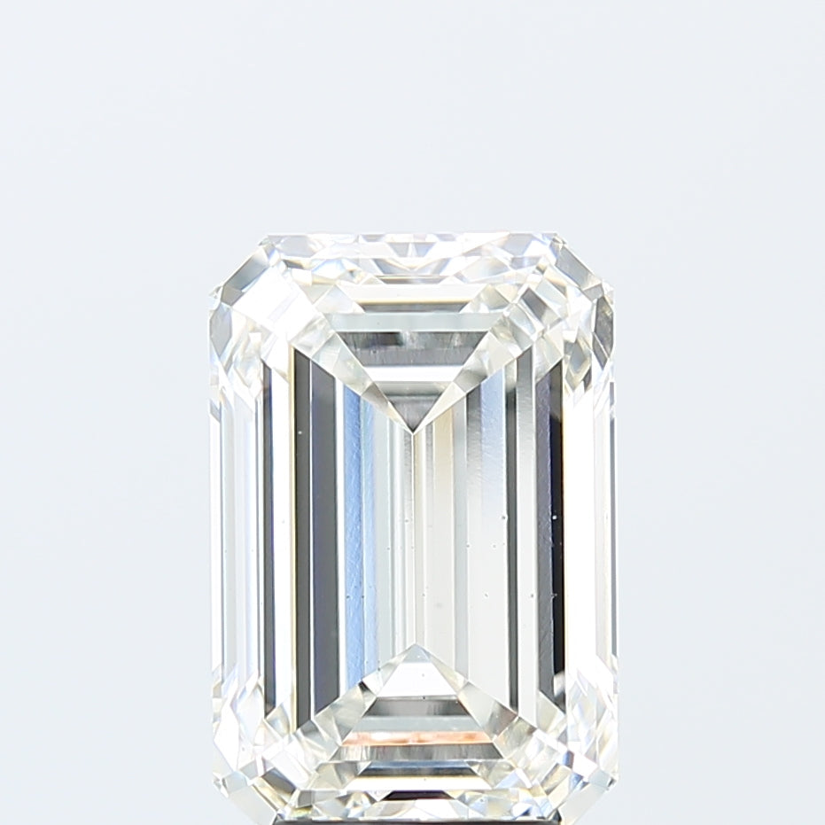 Lab Grown 5.54 Ct EMERALD Cut IGI Certified CVD Diamond G Color VS2 Clarity