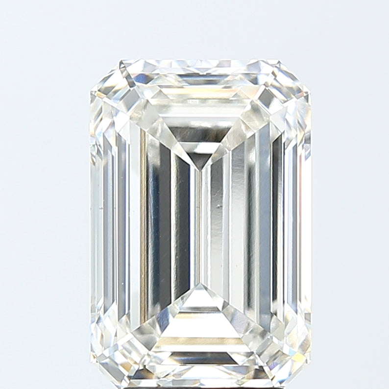 Lab Grown 5.08 Ct EMERALD Cut IGI Certified CVD Diamond H Color VS1 Clarity