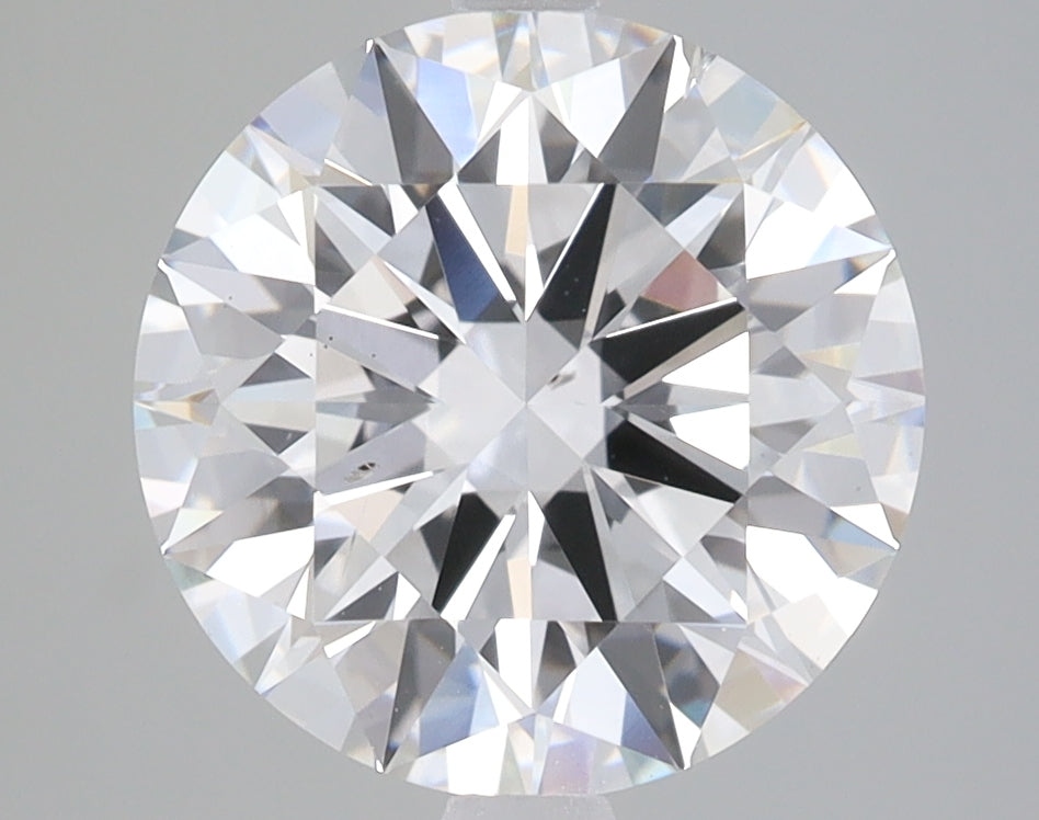 Lab Grown 3.62 Ct ROUND Cut IGI Certified CVD Diamond F Color SI1 Clarity