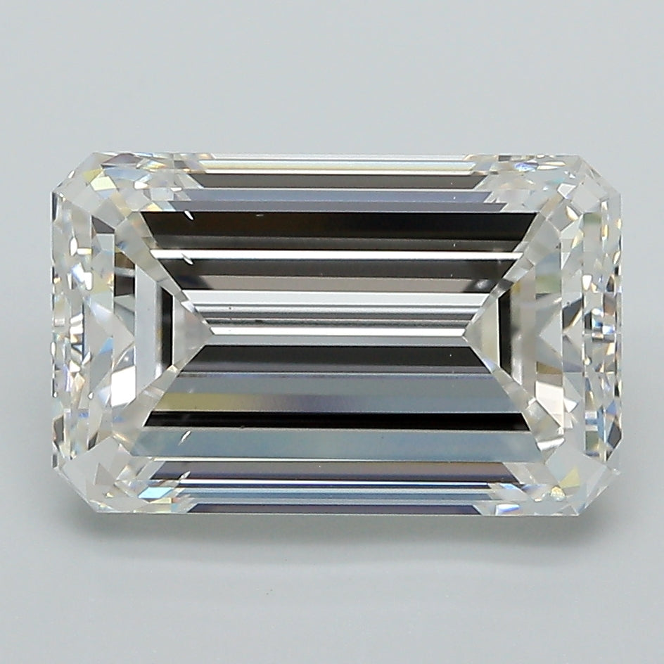 Lab Grown 4.01 Ct EMERALD Cut IGI Certified CVD Diamond G Color VS2 Clarity