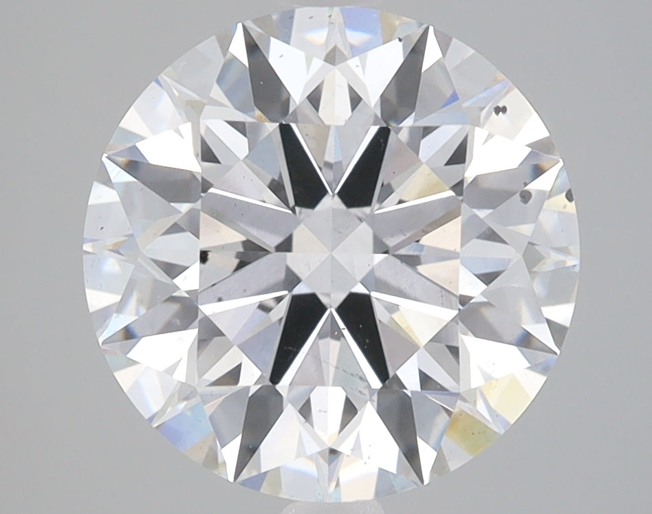 Lab Grown 3.73 Ct ROUND Cut IGI Certified CVD Diamond F Color SI1 Clarity