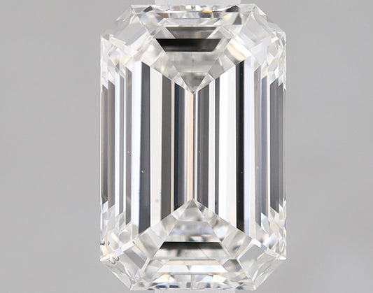 Lab Grown 1.06 Ct EMERALD Cut IGI Certified CVD Diamond F Color VS2 Clarity