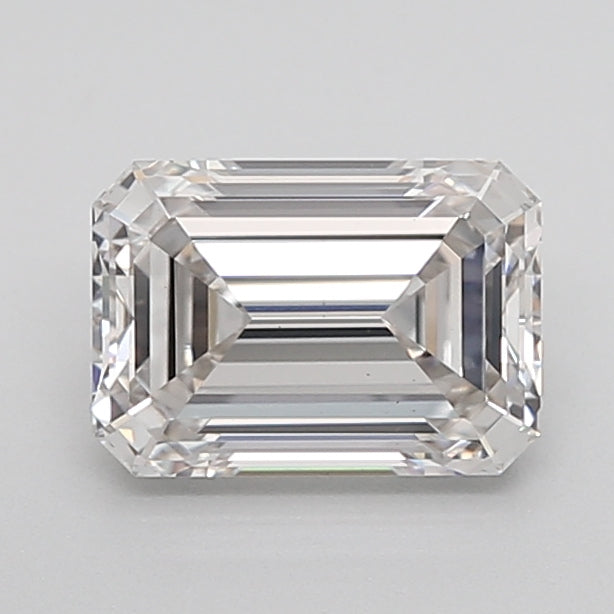Lab Grown 1.55 Ct EMERALD Cut IGI Certified CVD Diamond H Color VS1 Clarity