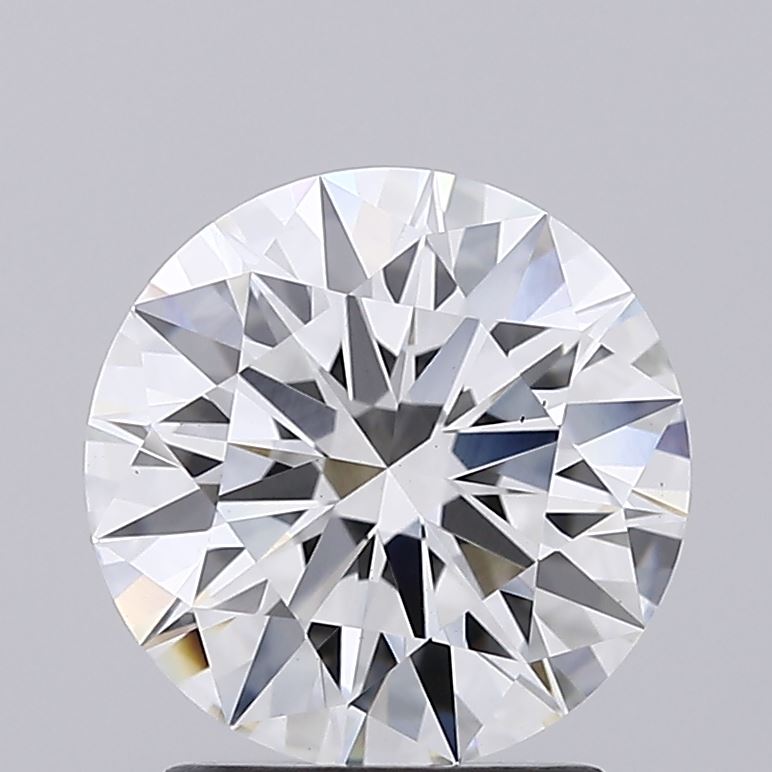 Lab Grown 2.05 Ct ROUND Cut IGI Certified CVD Diamond G Color VS2 Clarity
