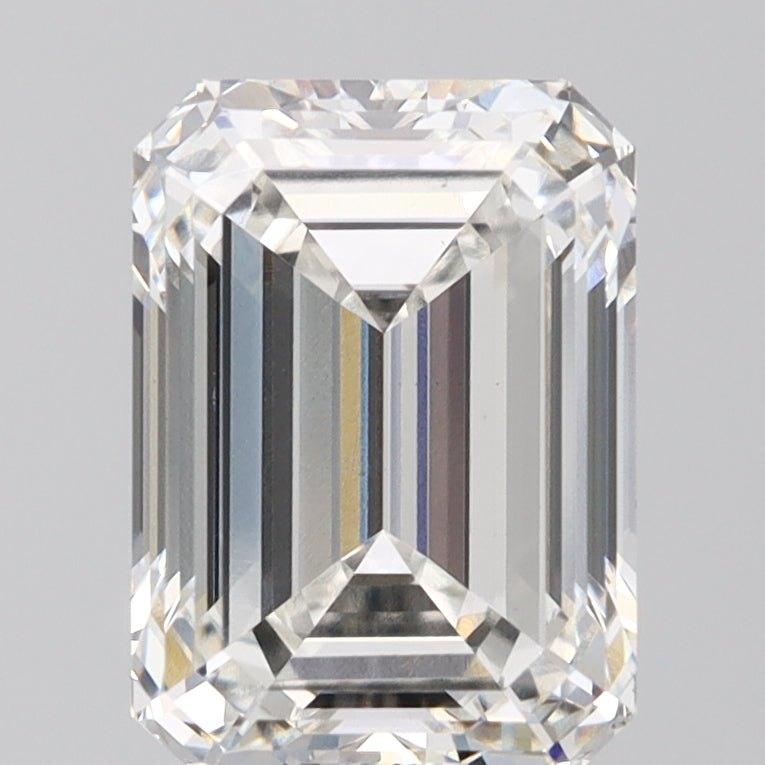 Lab Grown 3.66 Ct EMERALD Cut IGI Certified CVD Diamond G Color VS1 Clarity