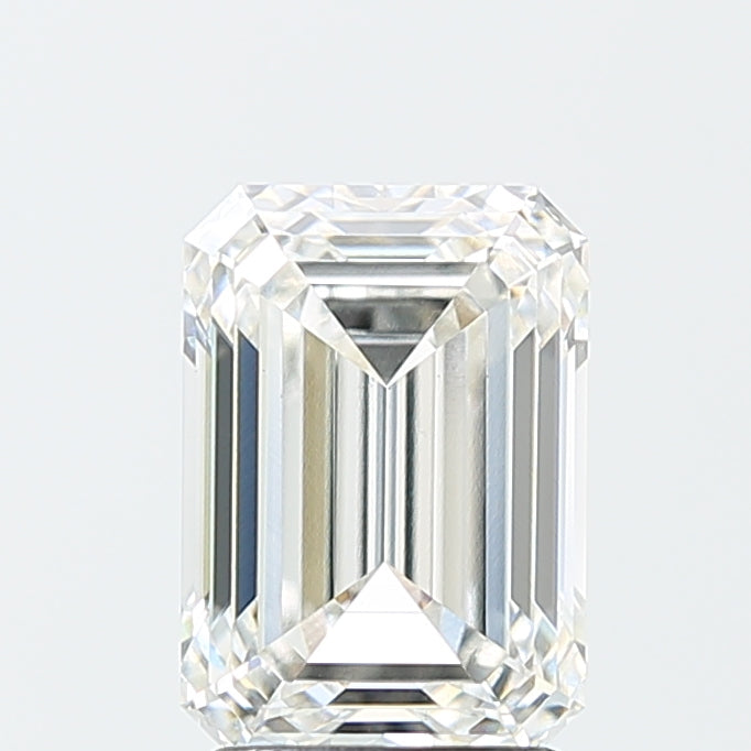 Lab Grown 2.62 Ct EMERALD Cut IGI Certified CVD Diamond F Color VS1 Clarity