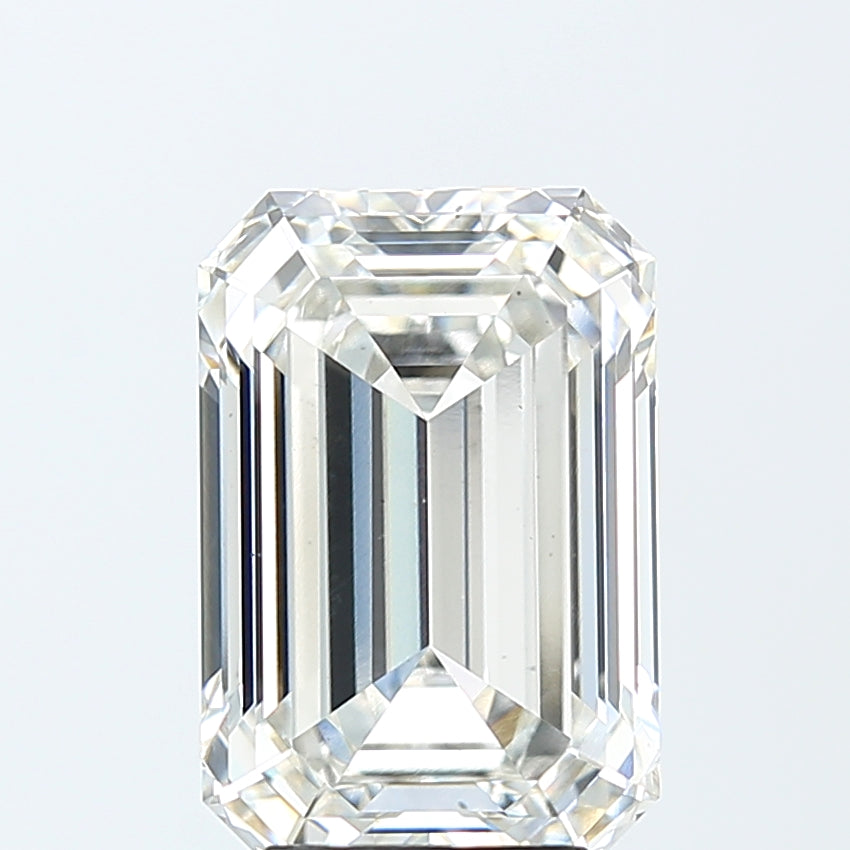 Lab Grown 5.21 Ct EMERALD Cut IGI Certified CVD Diamond G Color VS1 Clarity