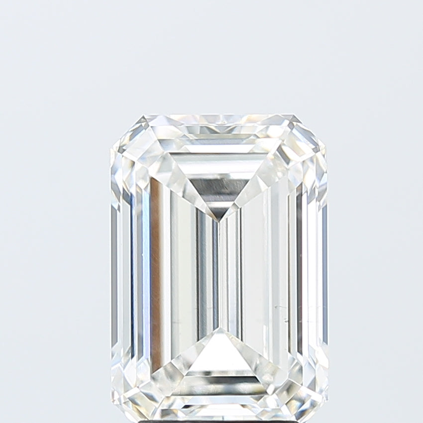 Lab Grown 4.28 Ct EMERALD Cut IGI Certified CVD Diamond G Color VS2 Clarity