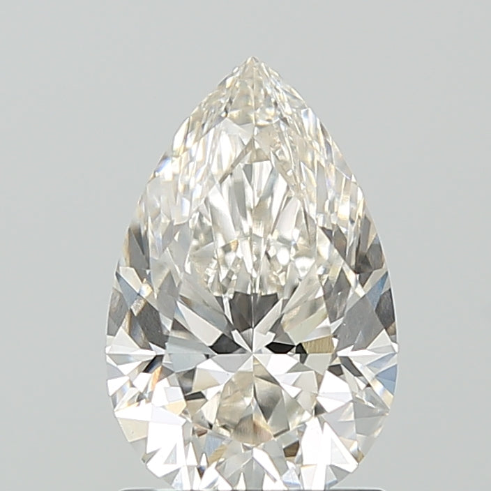 Lab Grown 1.52 Ct PEAR Cut IGI Certified CVD Diamond H Color VS1 Clarity
