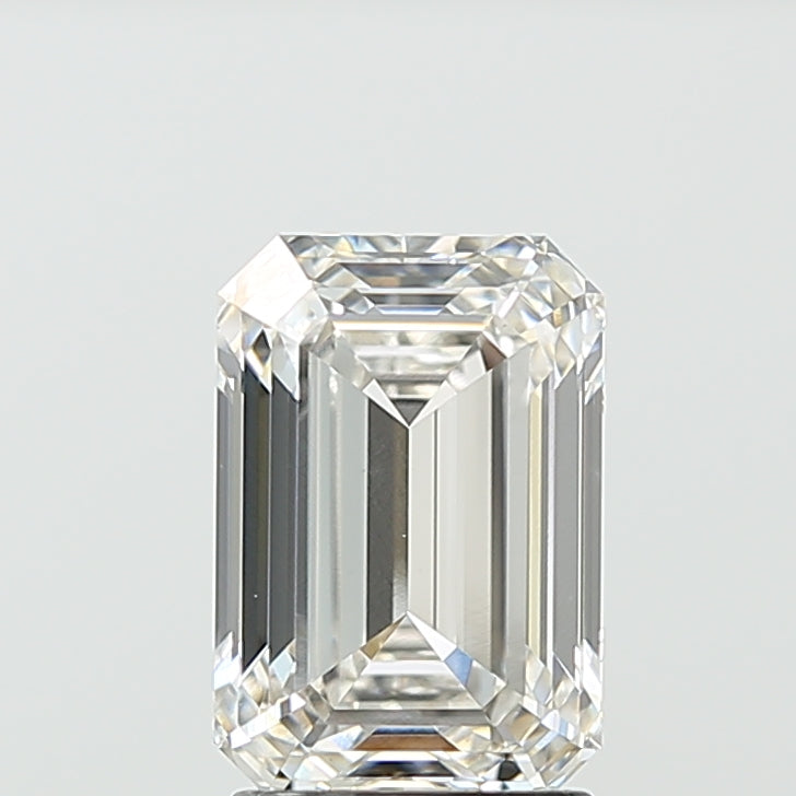 Lab Grown 2.44 Ct EMERALD Cut IGI Certified CVD Diamond H Color VS1 Clarity